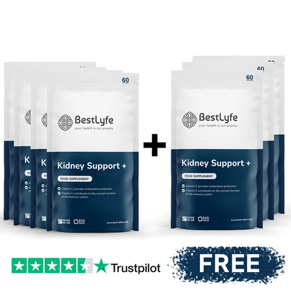 Kidney Support+ - Buy 4 Get 3 Free